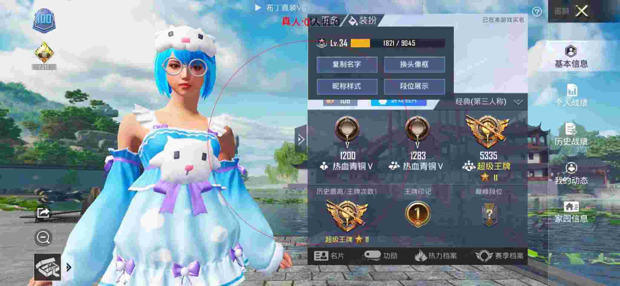 和平精英布丁直装透视 - 和平精英挂件图片大全大图可爱辅助预览图